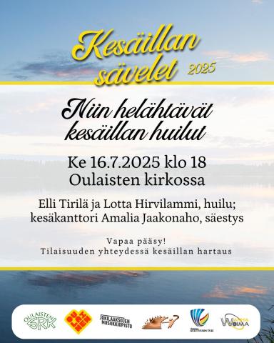Niin helähtävät kesäillan huilut