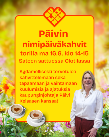 Päivin nimipäiväkahvit ma 16.6.