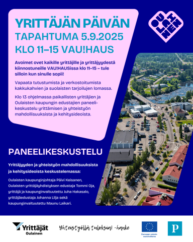 Yrittäjän päivän tapahtuma 5.9.2025