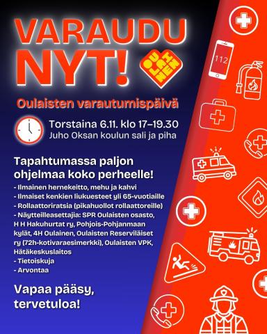 Varaudu nyt! Oulaisten varautumispäivä