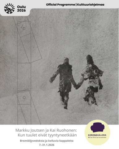 Näyttelyjuliste Kun tuulet eivät tyyntyneetkään