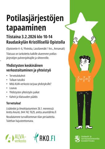 Alueen potilasjärjestöjen yhteistyötapaaminen