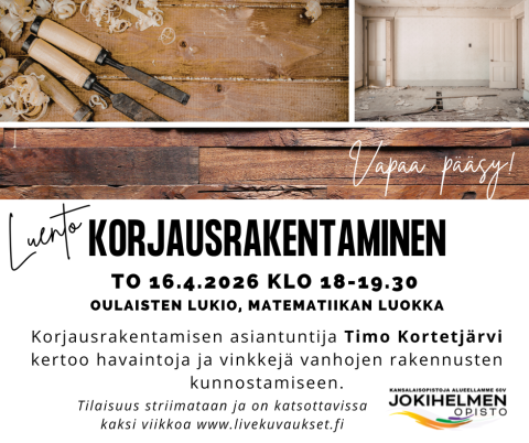 Luento Korjausrakentaminen