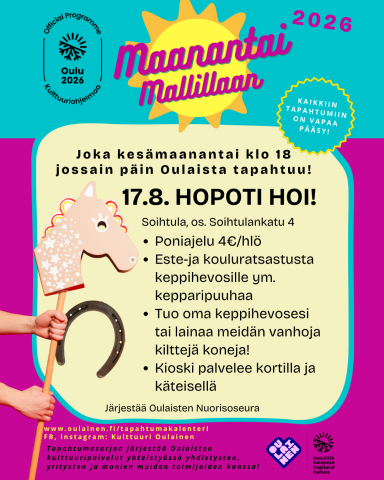 Maanantai Mallillaan: HOPOTI HOI! 