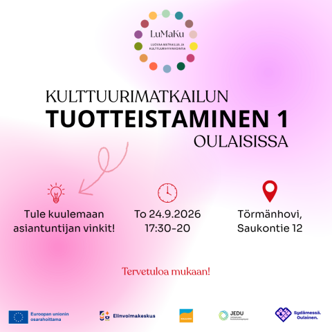 Kulttuurimatkailun tuotteistaminen 1