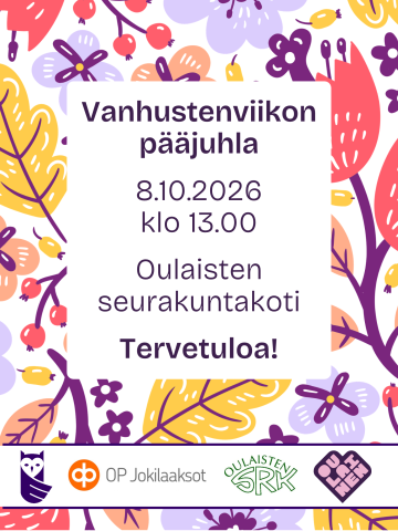 Vanhustenviikon pääjuhla 2026