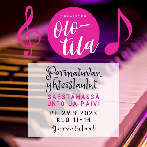 Porinatuvan yhteislaulut