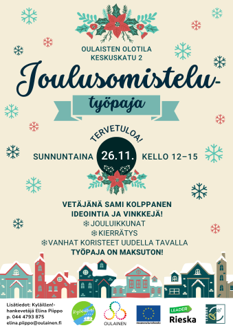 Joulusomistelu-työpaja