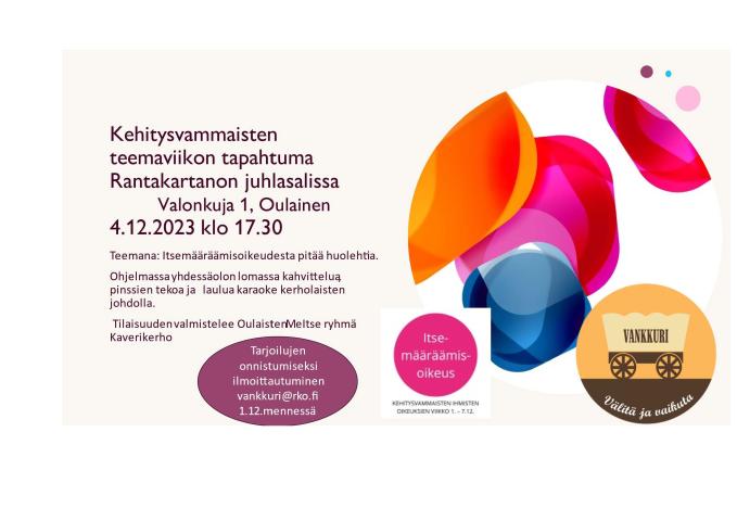 Kehitysvammasiten teemaviikon tapahtuma