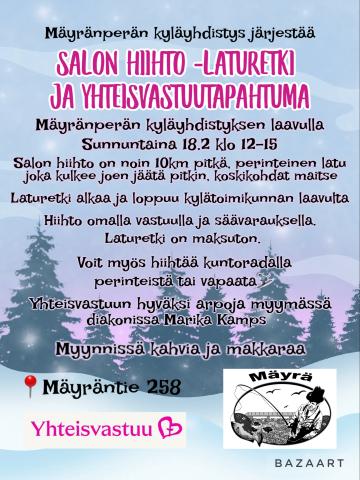 Salon hiihto -laturetki ja yhteisvastuutapahtuma