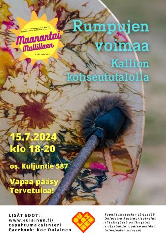 Maanantai Mallillaan: Rumpujen voimaa Kallion kotiseututalolla