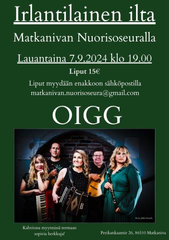 Irlantilainen ilta Matkanivan Nuorisoseuralla