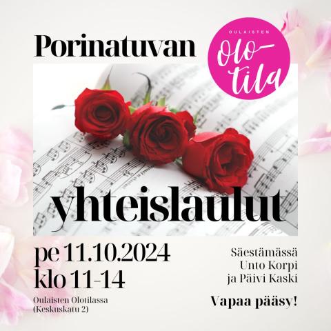 Porinatuvan yhteislaulut