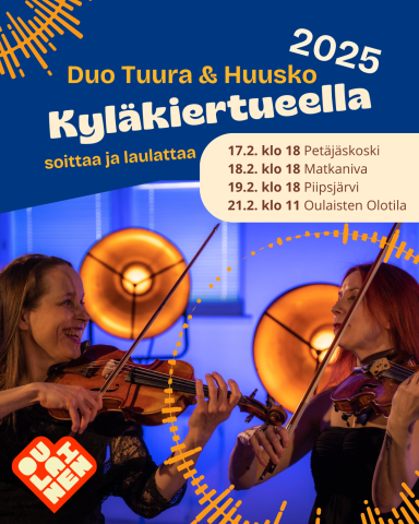 Kyläkiertueella Duo Tuura & Huusko