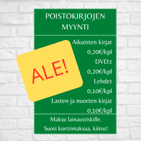 Poistomyynti ALE