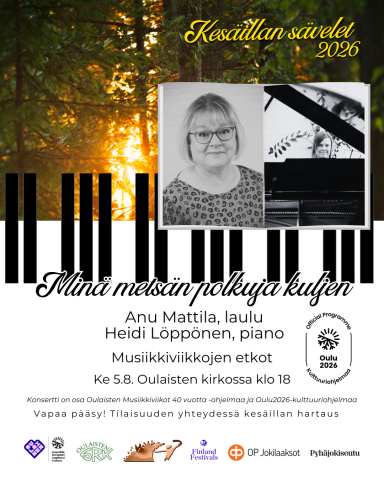 Kesäillan Sävelet: Minä metsän polkuja kuljen